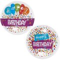 Cakedrake Happy Birthday Confetti 2/PKG Cake topper decor CD-DCP-27356-2/PKG